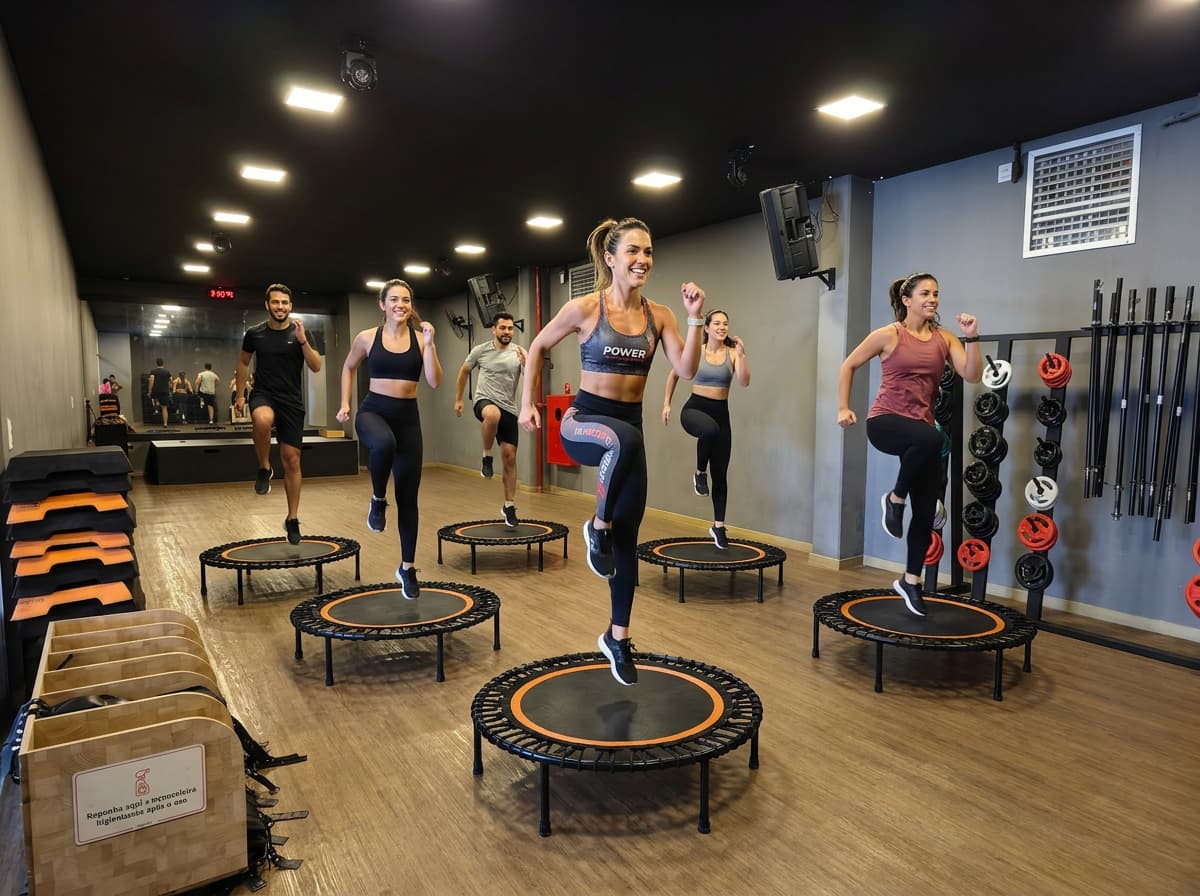 Aula coletiva na Balux Fit